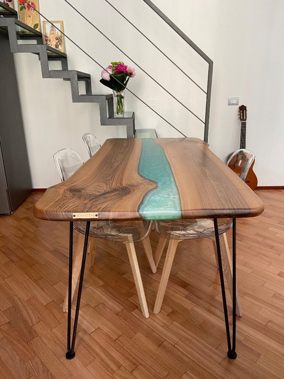 Tavolo In Noce E Resina Monozero – Tavoli da pranzo, Wood (photo 9 of 9)