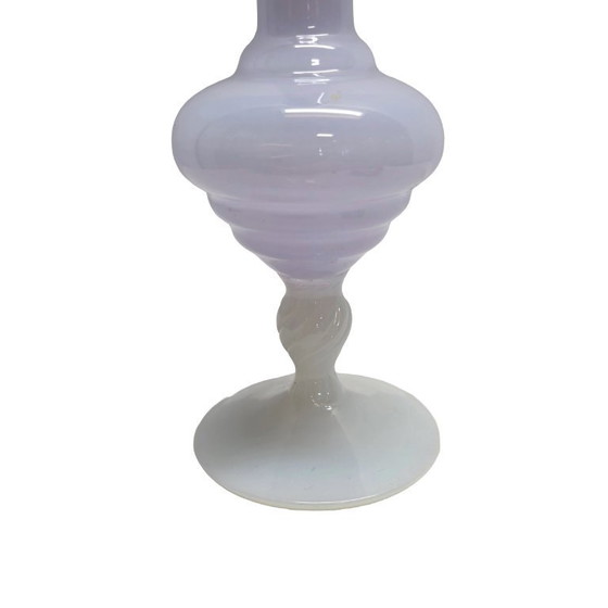 Image 1 of Italian white glass opaline vase – 1960s