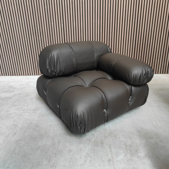 Image 1 of B&amp;B Italia Camaleonda Elements con brazos y respaldos en piel color moca