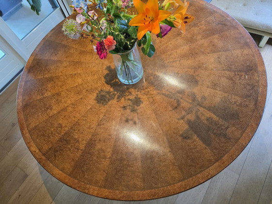 Image 1 of Beautiful vintage table with a diameter of 180 cm (unique!)