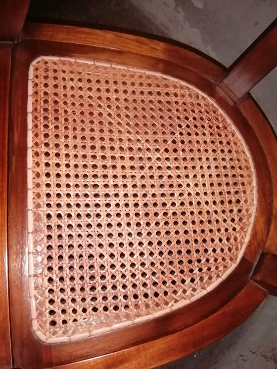 Poltrona esclusiva in stile Biedermeier con intreccio viennese. – Scrivanie, Wood (photo 4 of 6)