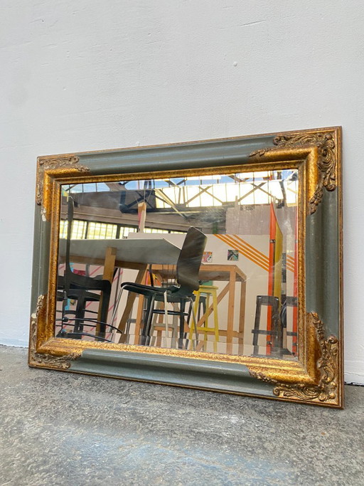 Rectangular Wall Mirror, Empire Style, 75cm x 55cm