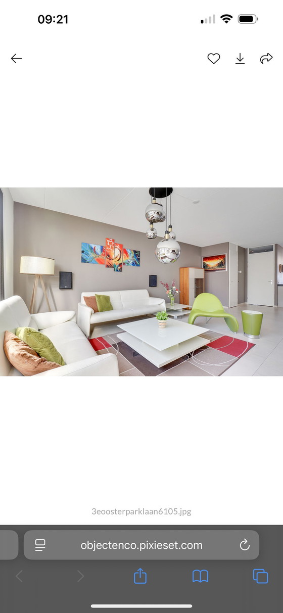 Image 1 of Leolux Felizia Sofas: 2,5-Sitzer & 3-Sitzer, weißes Leder