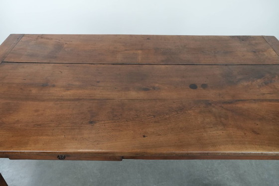 Image 1 of Antique French dining table made of fruit tree wood
