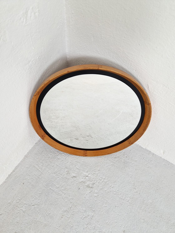 Image 1 of Specchio vintage in teak di lusso, anni '60