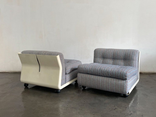 Paar Amanta fauteuils van Mario Bellini voor B & B