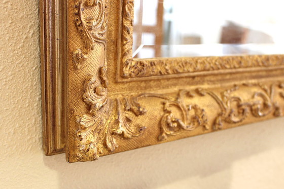 Image 1 of Handgemaakte spiegel­lijst met 24K bladgoud
