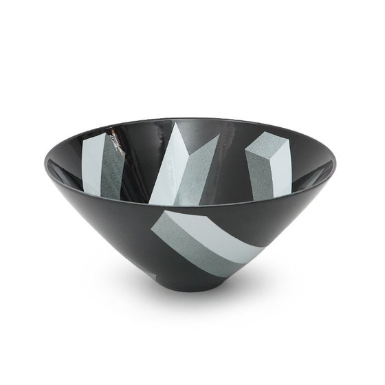 Image 1 of Dekorierter Keramikteller "Atlantis" von Rolf Sinnemark für Rorstrand, 1980er Jahre