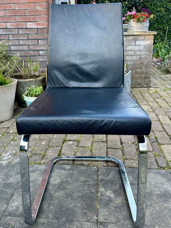 Image 1 of 6 sedie Rolf Benz Design, nere, 620