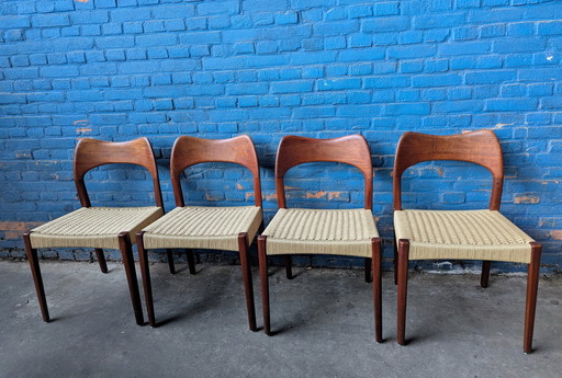 Silla 4x de mediados de siglo - Arne Hovmand Olsen para Mogens Kold