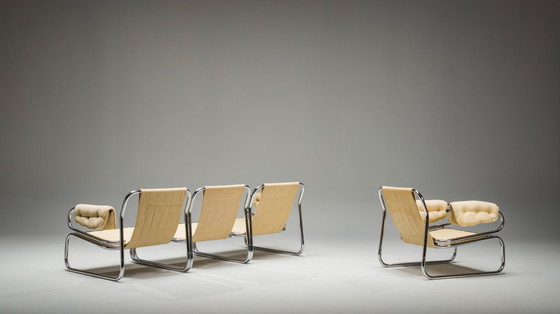 Image 1 of  Set of Three-Seater Borkum Sofa and Armchairs by Johan Bertil Häggström for Ikea, 1970s