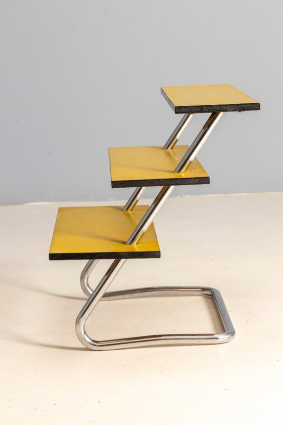 Image 1 of Portafiori a tre livelli, Jindřich Halabala, anni '30, Cecoslovacchia