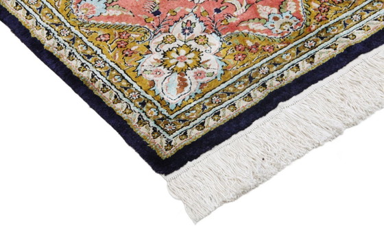 Image 1 of Original Echte Reine Seide Hereke 125 X 78 Cm Top Zustand
