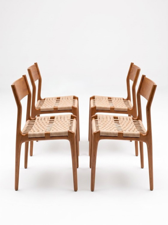Image 1 of Lot de 4 chaises scandinaves vintage Havana par Gessef - 1960