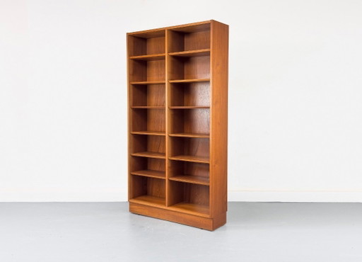 Grande libreria vintage in teak di Carlo Jensen per Hundevad
