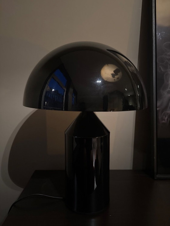 Image 1 of Oluce Atollo Lamp Black Medium