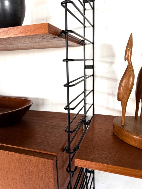 Sistema a parete modulare vintage in teak, Musterring ‘60 – Armadi a muro, Legno, Metallo (photo 9 of 14)