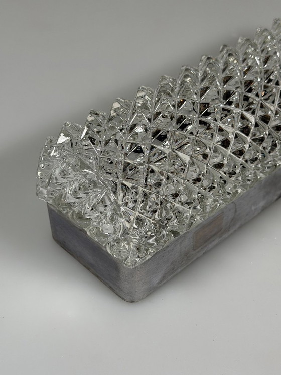 Image 1 of 60er 70er Jahre Wandlampe Wandleuchte von Glashütte Limburg Germany Space Age