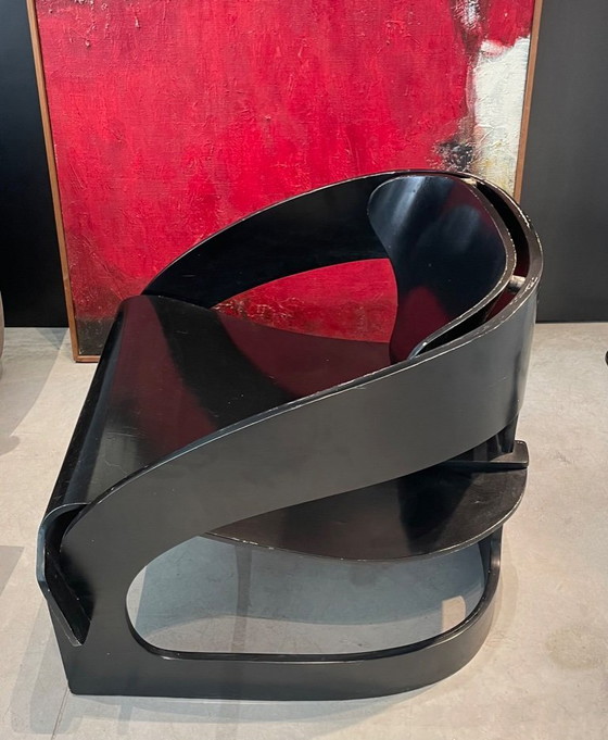 Image 1 of Joe Colombo Stuhl Nr. 4801 – Italien, 1960er Jahre, Original NR53