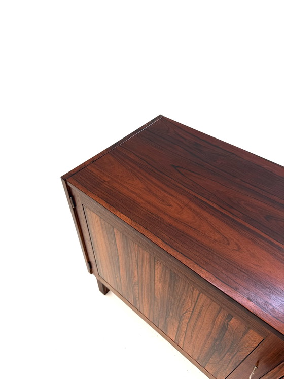 Vintage Danish Rosewood Sideboard/TV Cabinet, 1960s – Brass (photo 8 of 9)