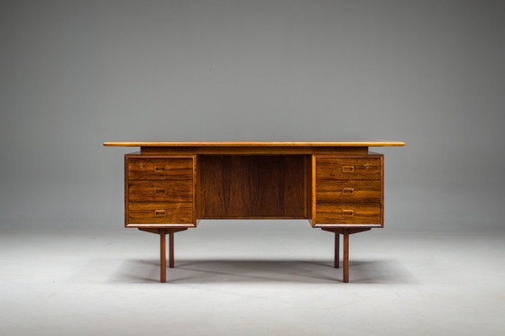 Image 1 of Mid Century Freistehender Schreibtisch, 1960er Jahre
