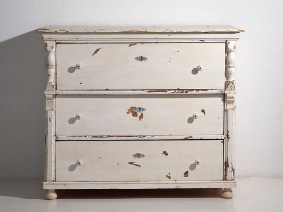 Antique white Provencal style chest of drawers (c.1920) #44 (photo 20 of 40)