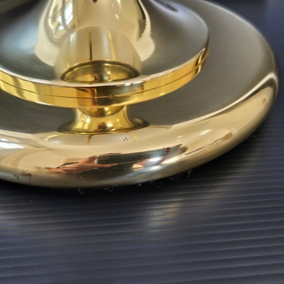 Image 1 of IMPORTANT VINTAGE 1970s AMPHORUS LAMP IN CERAMIC & GILT BRASS 70S TRANSVAAL