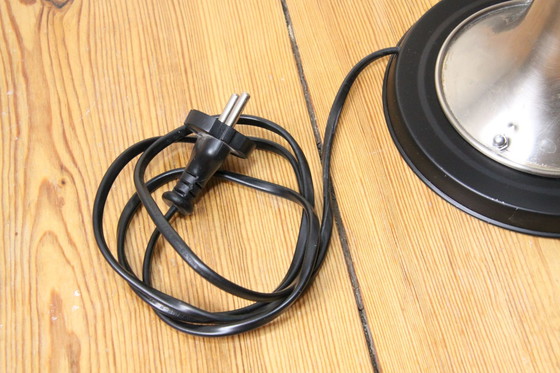 Image 1 of Trompetlamp Vloerlamp Zilver Zwart 100% Duurzaam Uniek