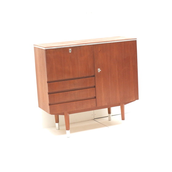 Image 1 of Credenza/mobile bar vintage in teak degli anni &#39;60