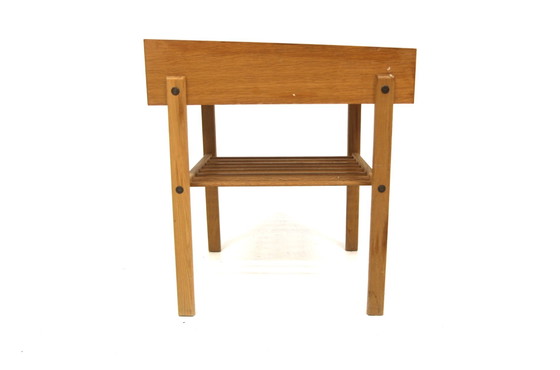 Image 1 of Scandinavian Oak Bedside Table, Sweden, 1960