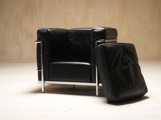 Image 1 of LC2 Clubfauteuil van Le Corbusier, Jeanneret, Perriand voor Cassina