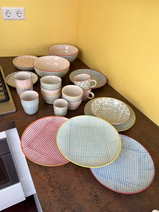 20 pieces of Bloomingville dinnerware