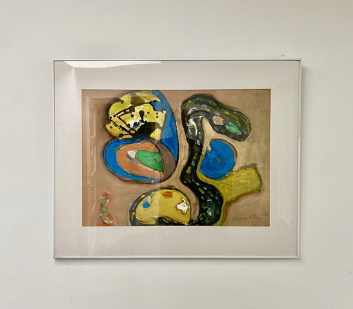 Gouache von Gerard Schäperkötter 1988