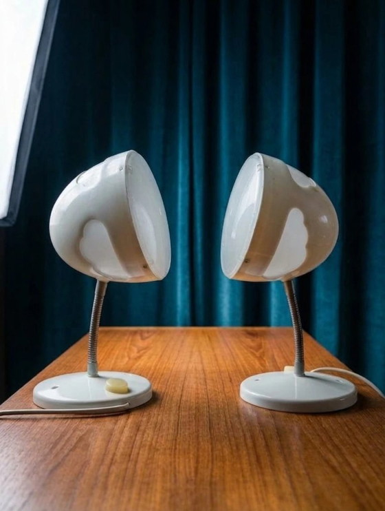 2 vintage Skojig Ikea lamps – Table lamps, Metal, Plastic (photo 2 of 5)