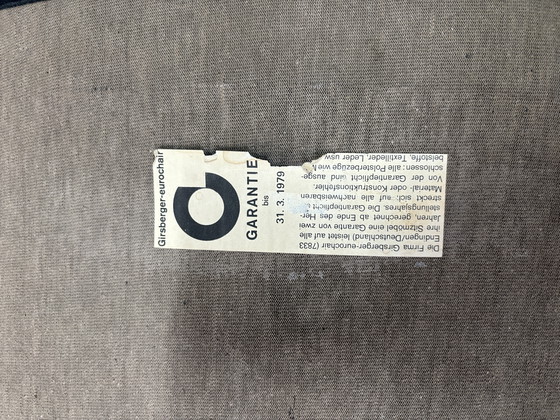 Image 1 of Fauteuil de salon en cuir par Hans Eichenberger pour Girsberger, 1960, Ensemble de 3 chaises + 3 tables d'appoint