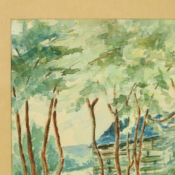 Image 1 of Aquarelle José Wolff Peinture 1924
