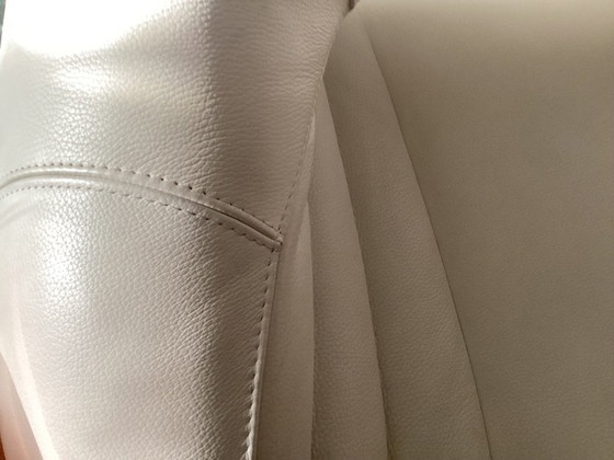 Fauteuil en cuir Leolux Gisa, Leolux Gisa fauteuil, Blanc, Modern (photo 9 sur 14)