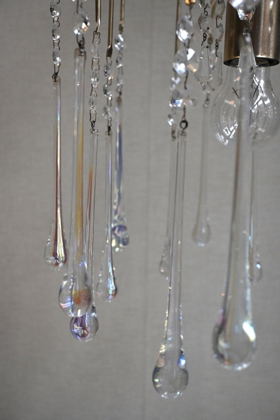 Image 1 of Lámpara colgante de lágrima de Murano de Paolo Venini