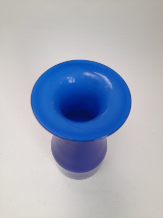 Image 1 of Vaso scandinavo in opale blu cobalto