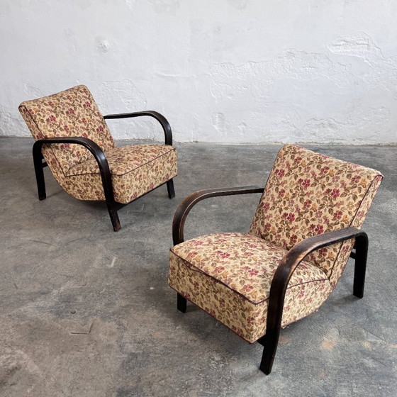 Image 1 of Pair of Mid-Century Armchairs by Karel Koželka & Antonín Kropáček, 1960s
