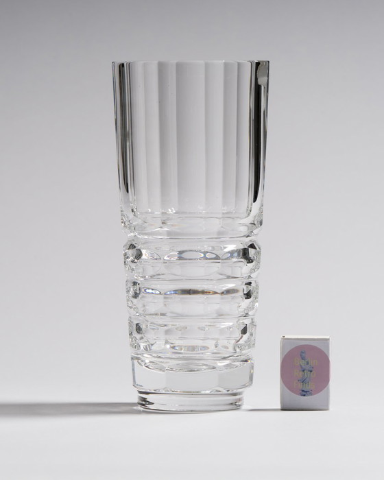 Image 1 of Vase monumental en verre bohémien brutal du Mid Century par Sklo Union, Tchécoslovaquie, années 1960
