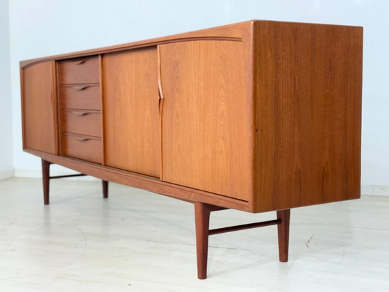 Image 1 of Prachtig teakhouten dressoir uit het midden van de eeuw van Heinrich Riestenpatt – RT Möbel model RT272