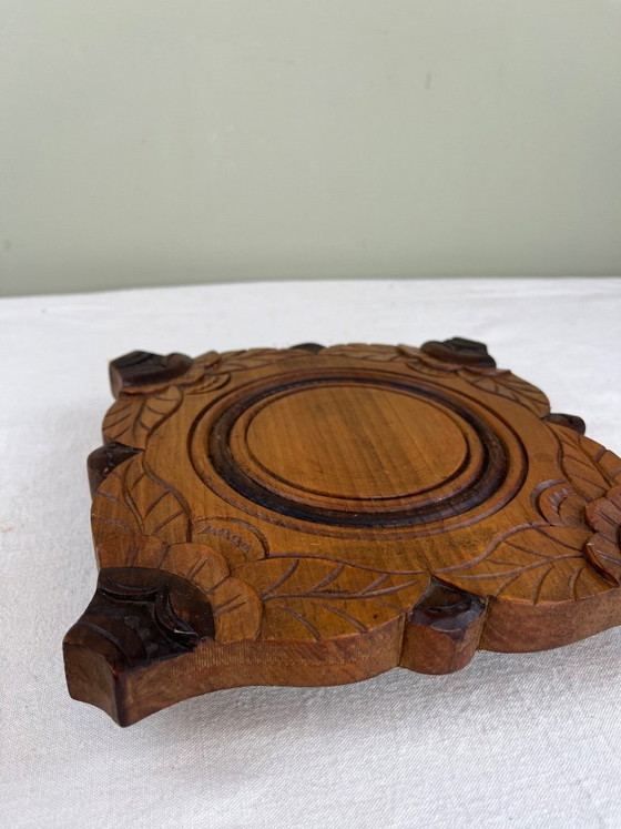 Art Deco Untersetzer – Tischdekoration, Holz (photo 5 of 6)