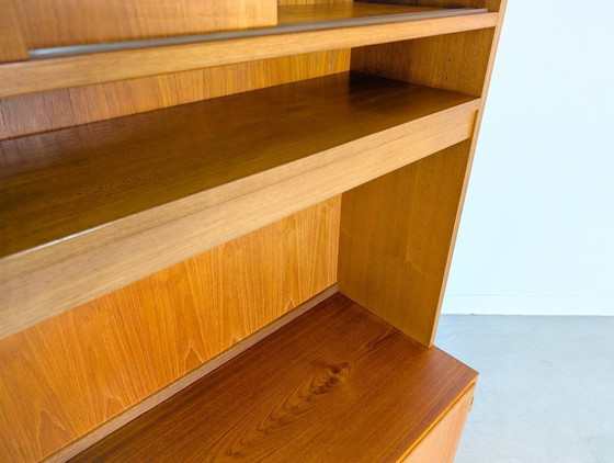 Image 1 of Original Poul Hundevad Midcentury Cabinet Bookcase Teak 1960s