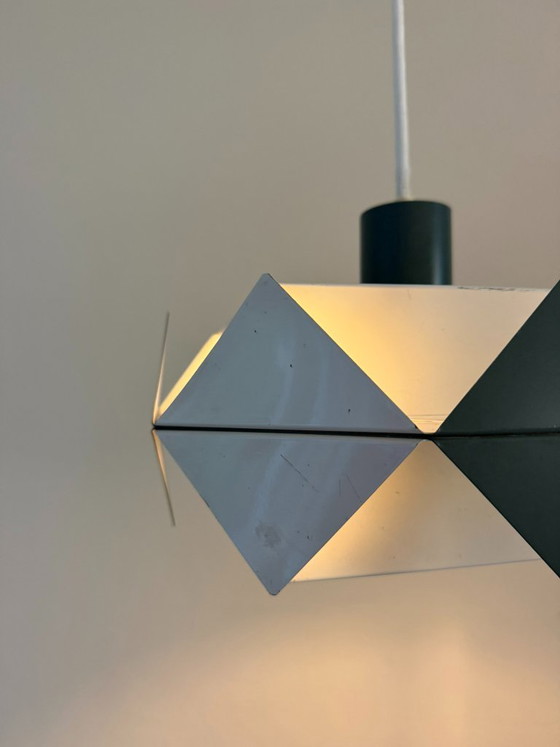 Vintage rare Preben Dahl Symfoni - Hans Folsgaard - Danish design lamp – Pendant lamps, Metal (photo 5 of 13)