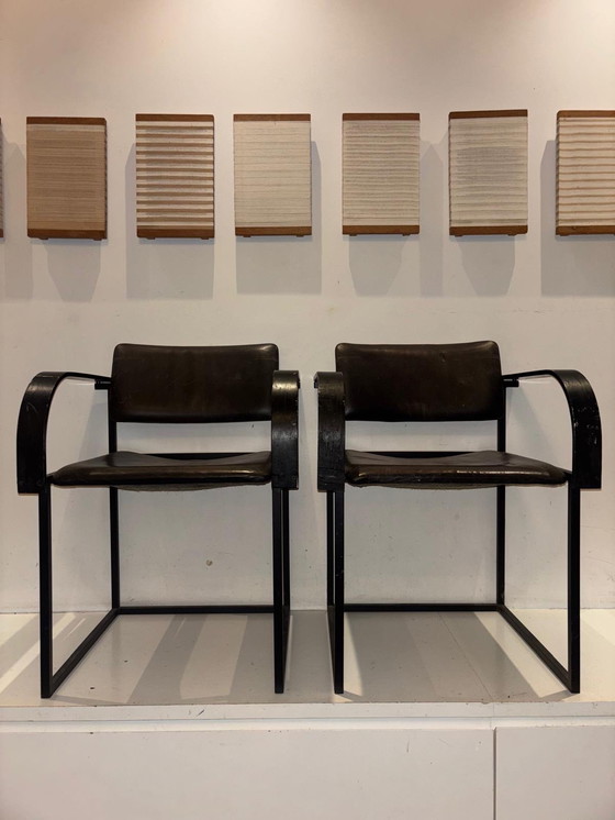 Image 1 of 2x Pastoe Fm80 Chaises Pierre Mazairac & Karel Boonzaaijer