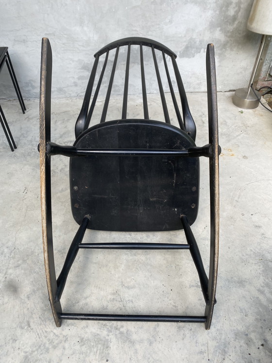 Image 1 of Lena Larson nesto zwarte schommelstoel