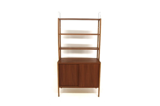 Bookcase "Librett", Bertil Fridhagen, Bodafors, Sweden, 1960 – Wood (photo 2 of 7)