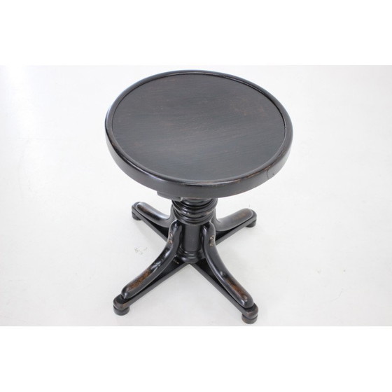 Image 1 of Vintage swivel piano stool No.6 by Thonet, Czechoslovakia 1950s