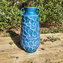 Vintage Vase « Amsterdam » Carstens Tonieshoff – West Germany – Cobalt Blue, 1972